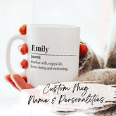 Custom Name and Personalities | Coffee Mug Gift Ideas| Coffee Mug Gift | Personalized Name Mugs | Definition Personalities Mug, Mugs, $ 25.50, A Moment Of Now™